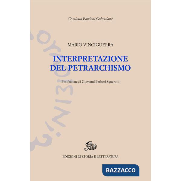 Interpretazione del petrarchismo