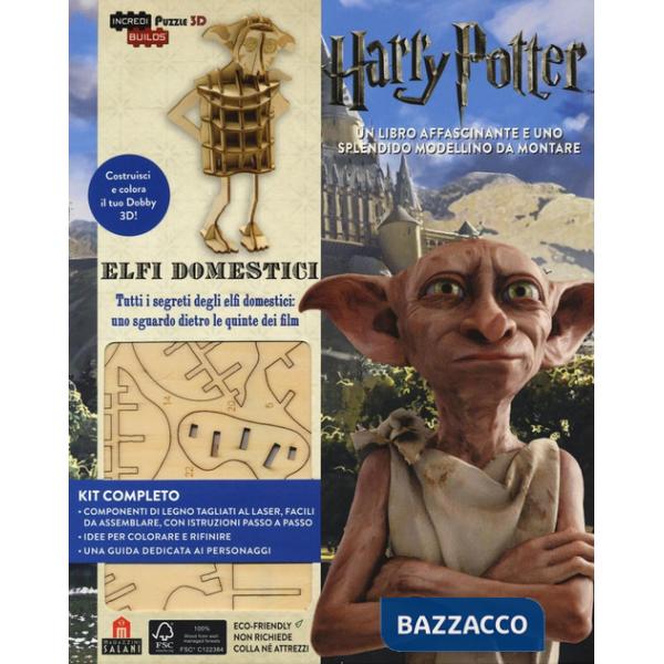 Elfi domestici. Harry Potter. Incredibuilds puzzle 3D da J. K. Rowling. Ediz. illustrata. Con gadget