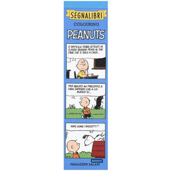 Peanuts. Segnalibri colouring