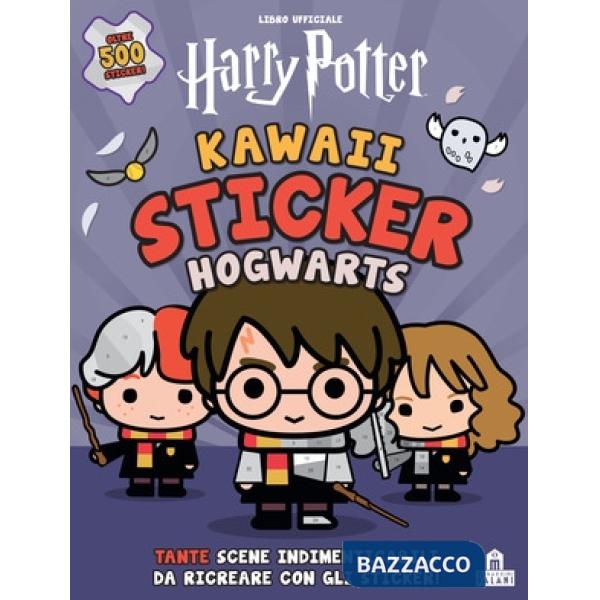 Hogwarts. Kawaii sticker. Harry Potter. Ediz. a colori