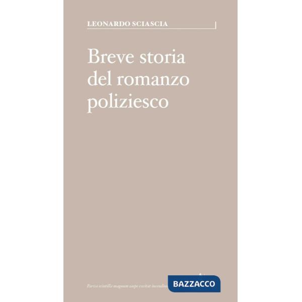 Breve storia del romanzo poliziesco