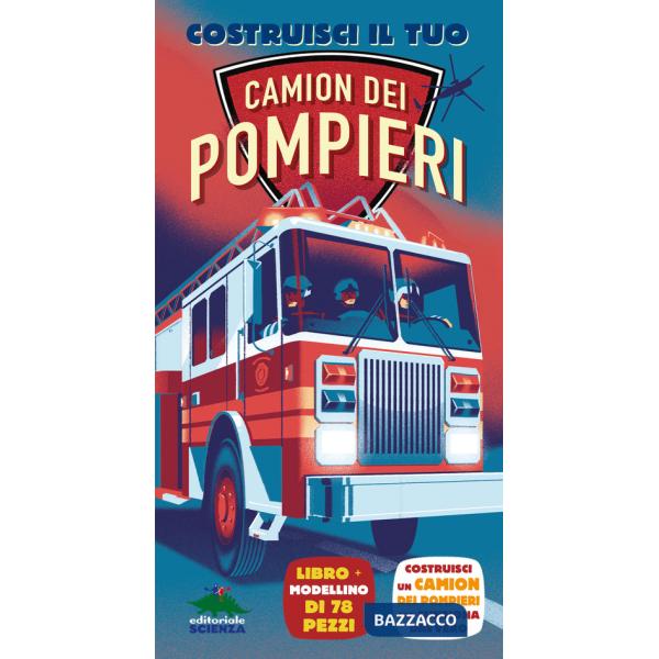 Costruisci il tuo camion dei pompieri. Con modellino di 78 pezzi