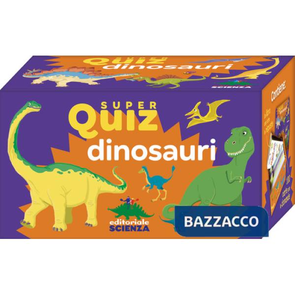 Dinosauri. Super quiz. Ediz. a colori. Con 100 Carte