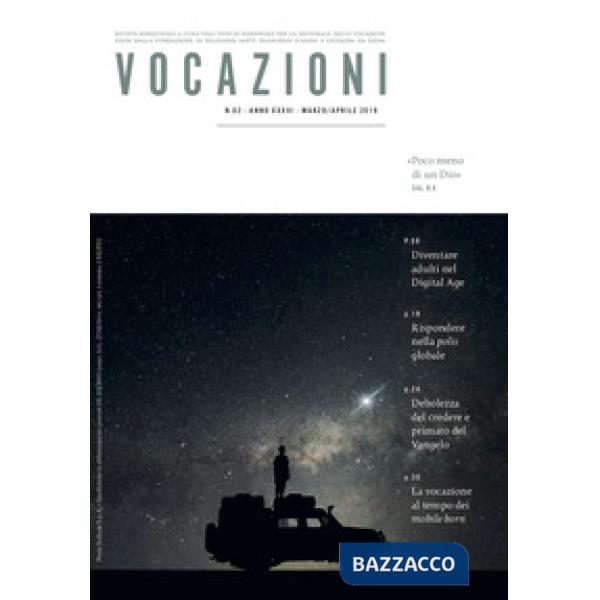 Vocazioni (2019). Vol. 2: Poco meno di un Dio (Marzo-Aprile)