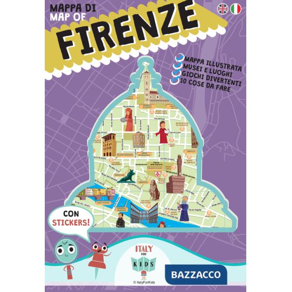 Mappa di Firenze illustrata. Ediz. italiana e inglese
