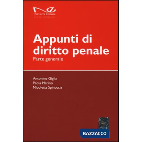 Appunti di diritto penale. Parte generale