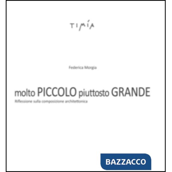 Molto piccolo. Piuttosto grande. Riflessione sulla composizione architettonica. Ediz. illustrata