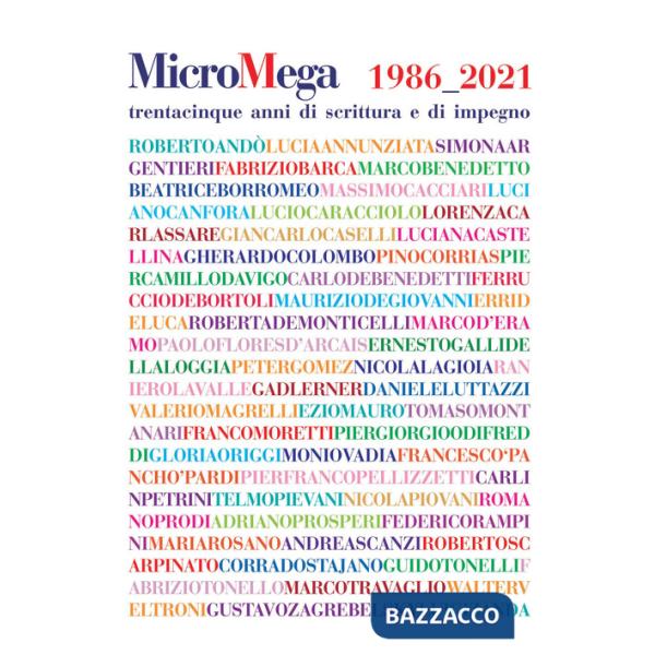 Micromega (2021). Vol. 2-3: 1986-2021. Trentacinque anni di scrittura e di impegno
