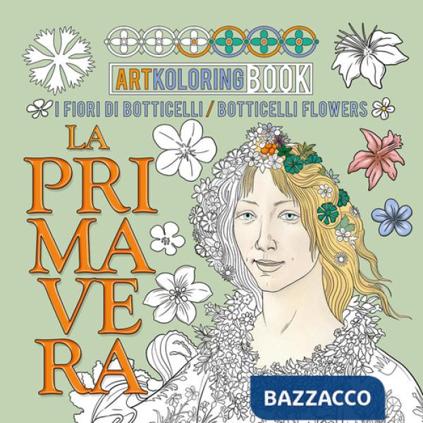 Primavera. Artkoloring book. Ediz. italiana e inglese (La)