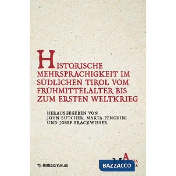 Historische Mehrsprachigkeit im südlichen Tirol vom Frühmittelalter bis zum Ersten Weltkrieg
