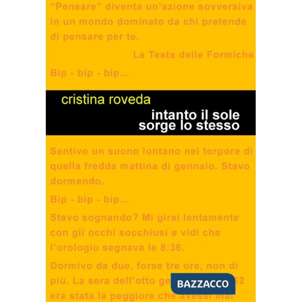 Intanto il sole sorge lo stesso