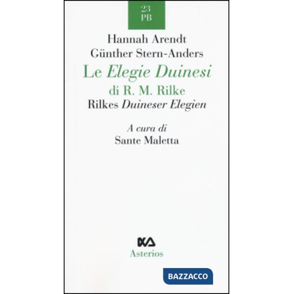 Elegie duinesi di R. M. Rilke. Ediz. italiana e tedesca (Le)