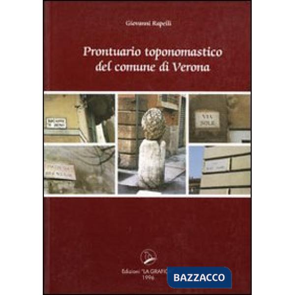 Prontuario toponomastica del comune di Verona