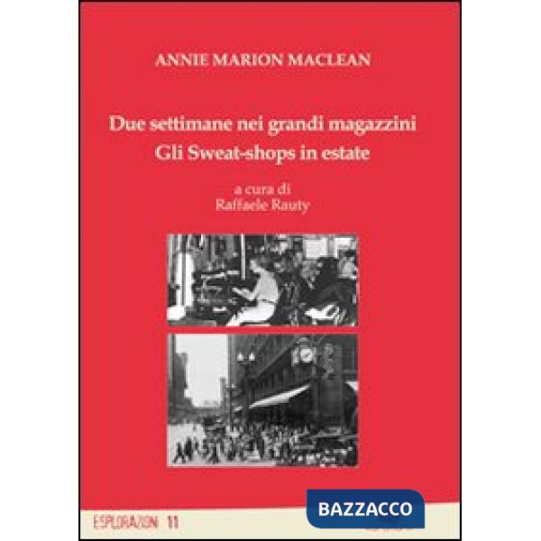 Due settimane nei grandi magazzini. Gli sweat-shop in estate