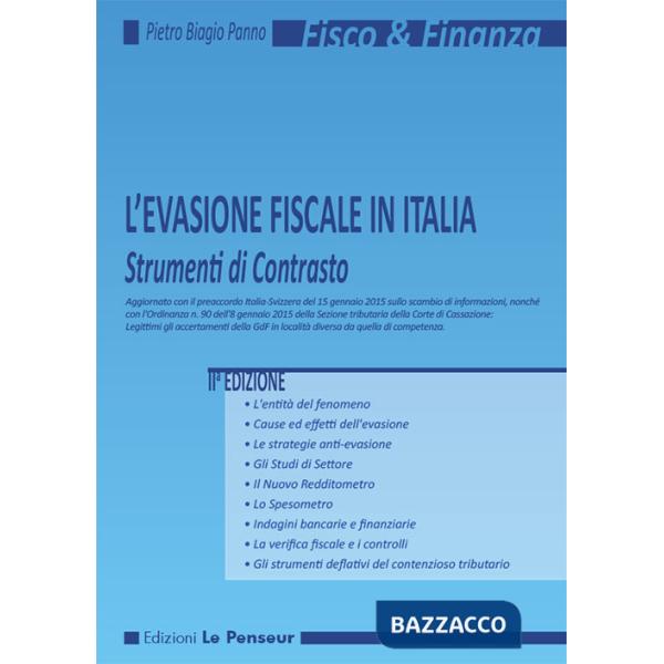 Evasione fiscale in Italia. Strumenti di contrasto (L')