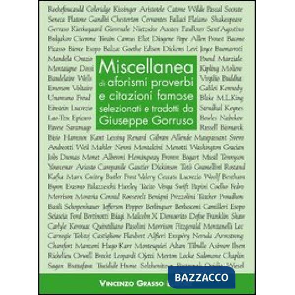 Miscellanea di aforismi proverbi e citazioni famose