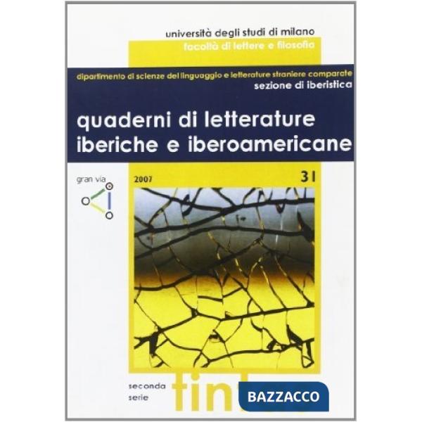 Tintas. Quaderni di leterature iberiche e iberoamericane. Vol. 1