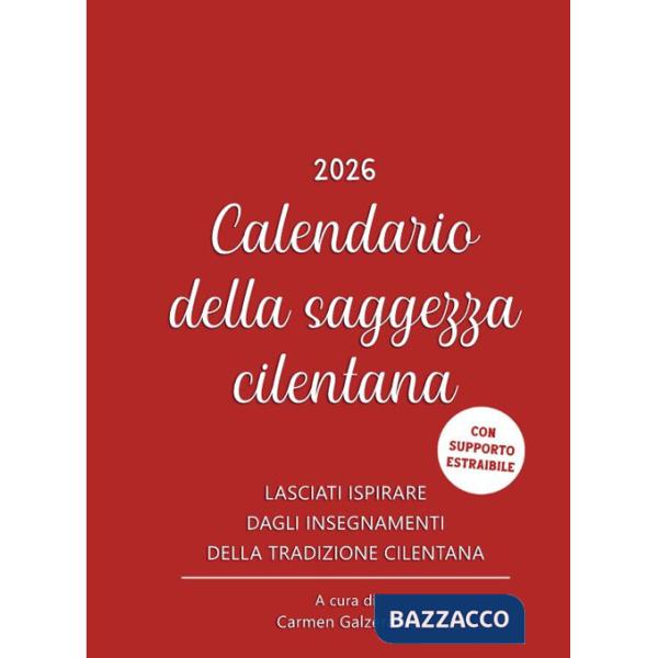Calendario della saggezza cilentana 2026