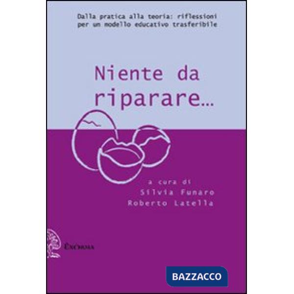 Niente da riparare. Dalla pratica alla teoria: riflessioni per un modello educativo trasferibile