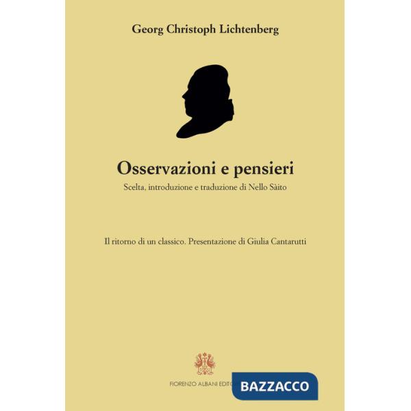 Osservazioni e pensieri