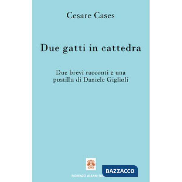Due gatti in cattedra