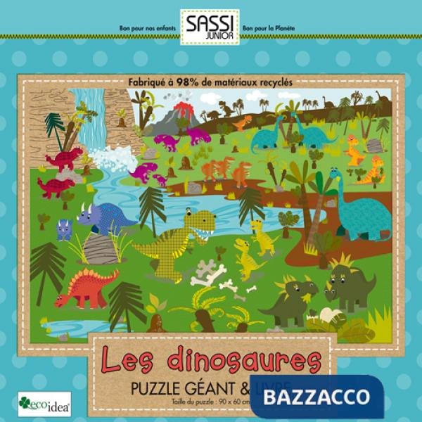 Dinosaures. Puzzle géant et livre (Les)