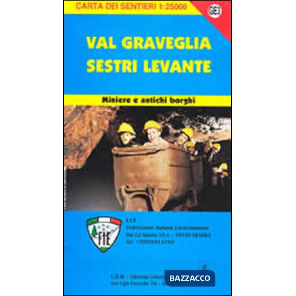 GE 3 Sestri Levante e Val Graveglia 1:25000