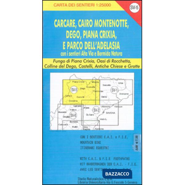 SV 5 Val Bormida, Altare, Cairo, Dego. Alta via dei monti liguri