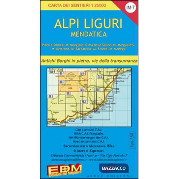 IM7 alpi liguri, Mendatica alta via dei monti liguri. Sentieri