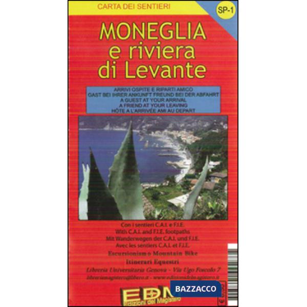 SP-1 Moneglia e Riviera di Levante. Carte dei sentieri di Liguria