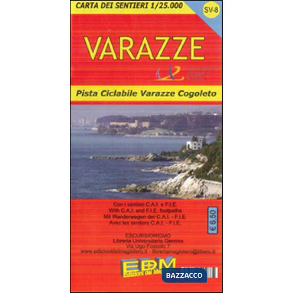 SV-8 Varazze. Carte dei sentieri di Liguria