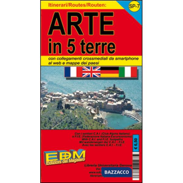 SP-7 carte 5 Terre. Carte dei sentieri di Liguria