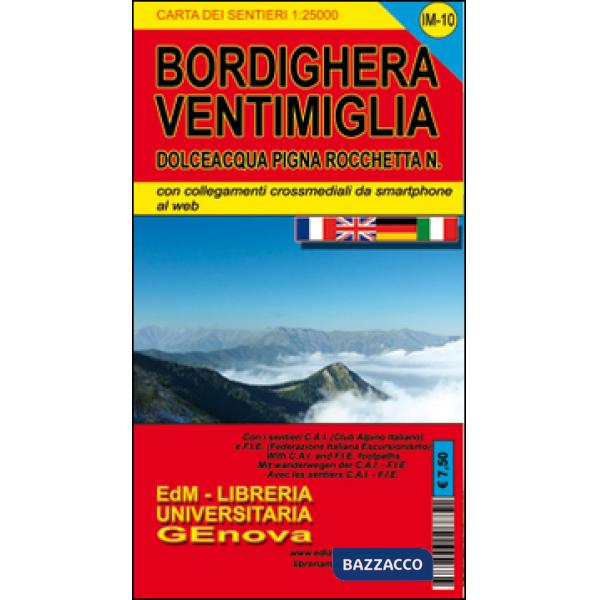 IM-10 Bordighera. Carte dei sentieri di liguria