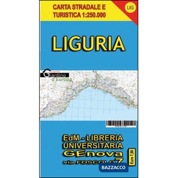 Carta stradale turistica della Liguria