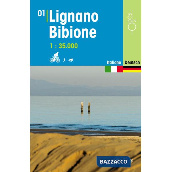 Lignano, Bibione 1:35.000. Ediz. multilingue. Con Carta geografica ripiegata