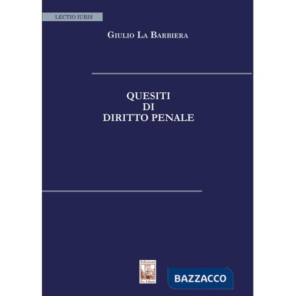 Quesiti di diritto penale