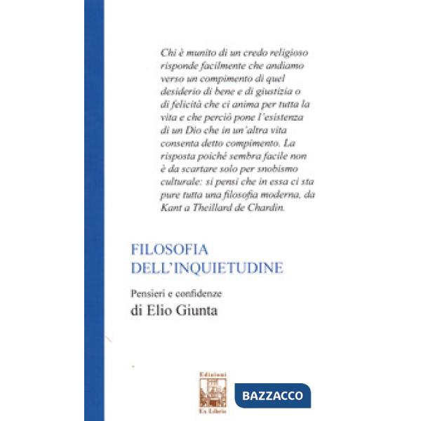 Filosofia dell'inquietudine