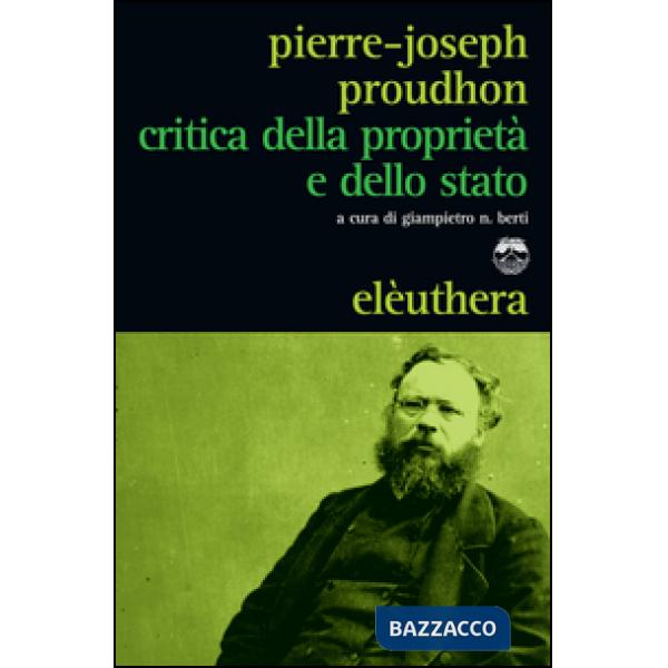 Critica della proprietà e dello Stato