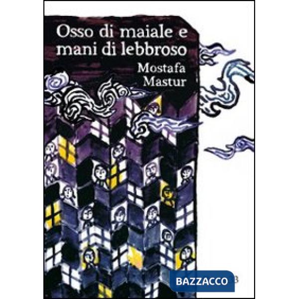 Osso di maiale e mani di lebbroso
