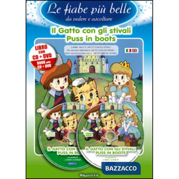 gatto con gli stivali. Ediz. italiana e inglese. Con CD Audio. Con DVD