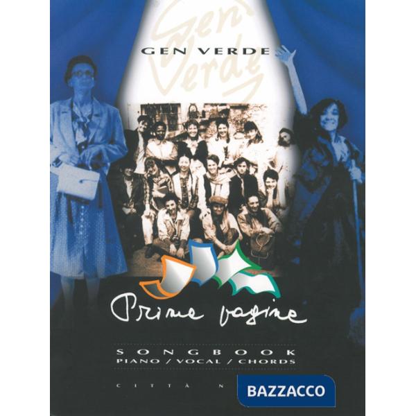 Prime pagine. Songbook piano/vocal/chords. Spartito