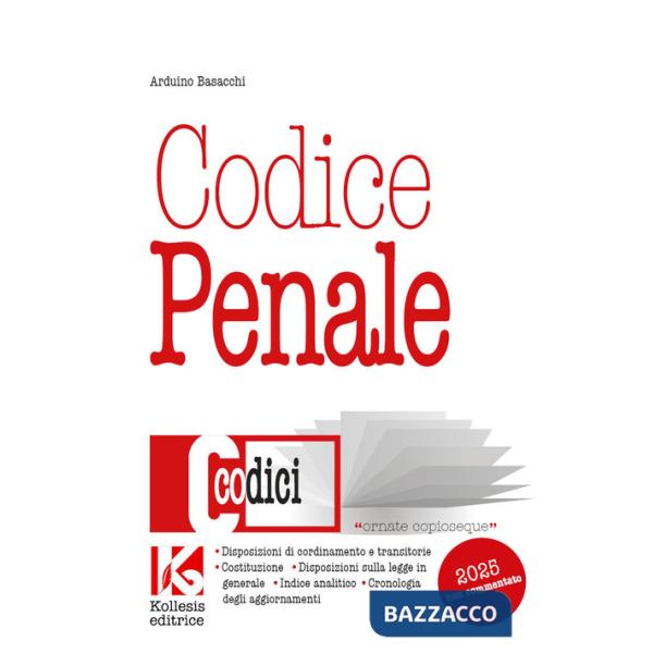 Codice penale 2025 non commentato