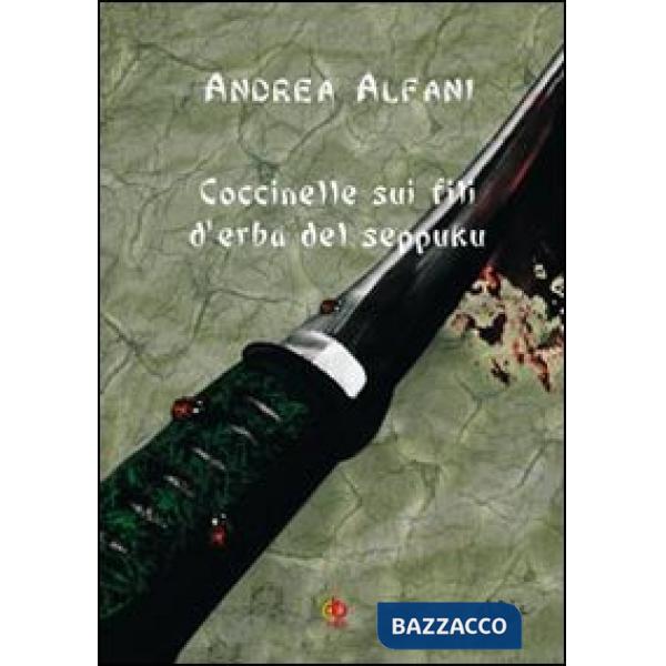 Coccinella sui fili d'erba del seppuku