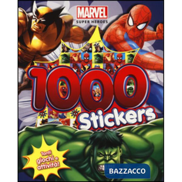 1000 stickers. Marvel super heroes