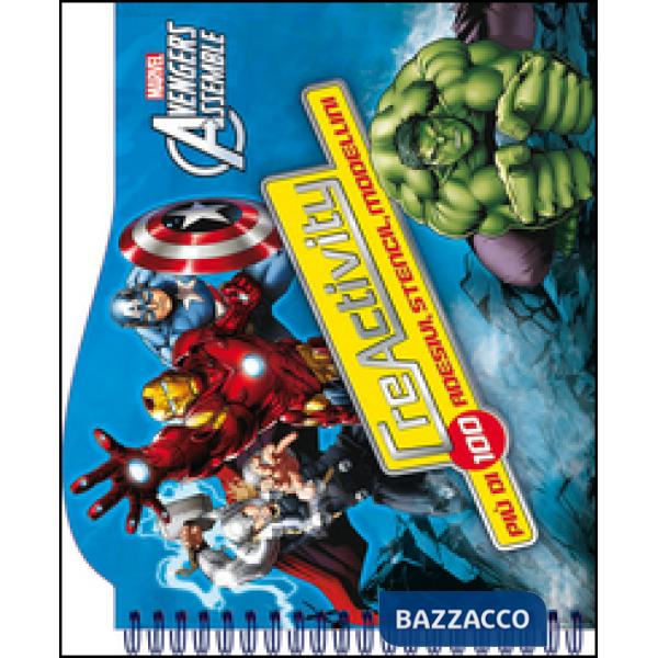 Avengers assemble. Creactivity. Più di 100 adesivi, stencil, modellini. Ediz. a spirale