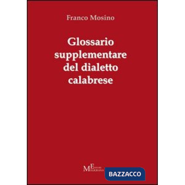 Glossario supplementare del dialetto calabrese
