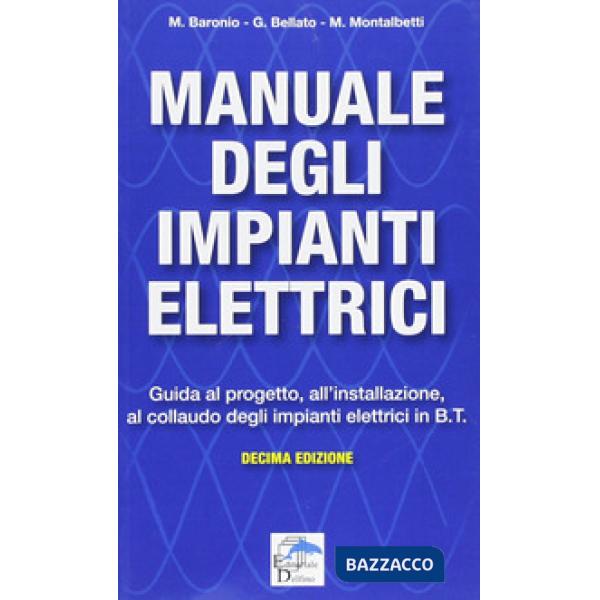 MANUALE DEGLI IMPIANTI ELETTRICI