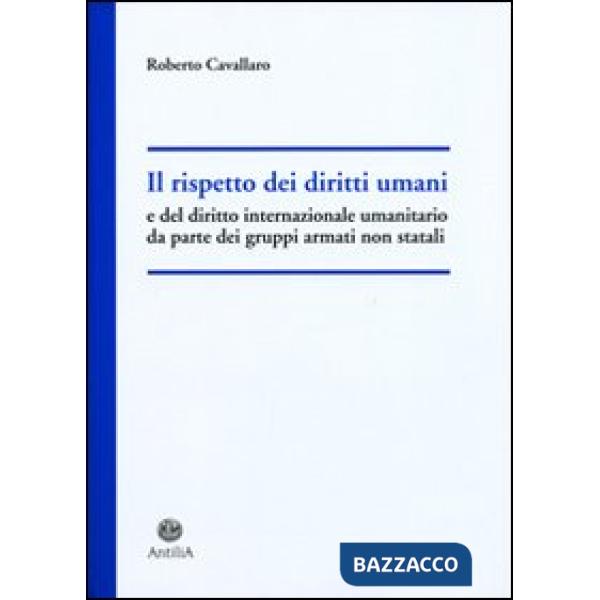 Rispetto dei diritti umani e del diritto internazionale umanitario da parte dei gruppi armati non statali (Il)