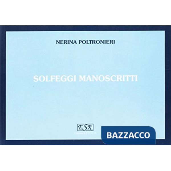 Solfeggi manoscritti e dettati musicali