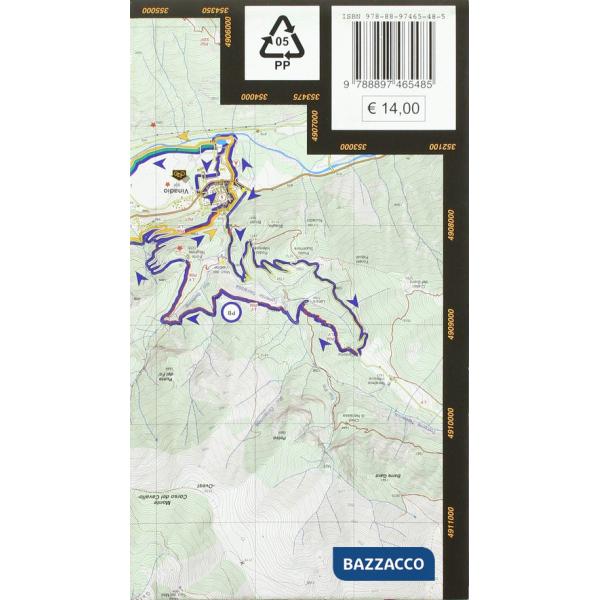 Valle Stura di Demonte. Cartoguida dei percorsi MTB, e-bike 1:25.000